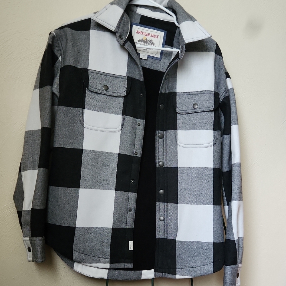 American Eagle Plaid Jacket